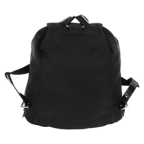 PRADA Backpack Nylon Black Silver Auth bs31715 main image 14